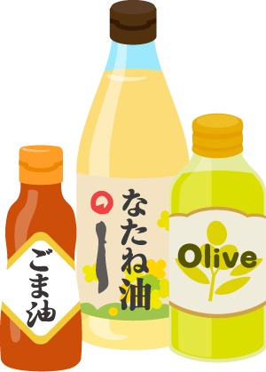 不飽和酸が豊富な食物油