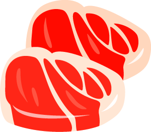 脂身の多い肉